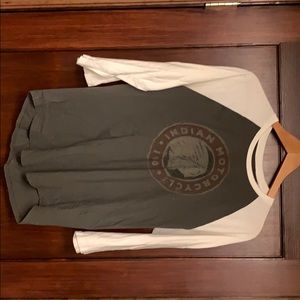 Lucky brand - Indian motorcycle baseball T-Shirt